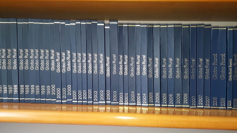 Escola do Paraná mantém acervo da revista Globo Rural  desde 1986
